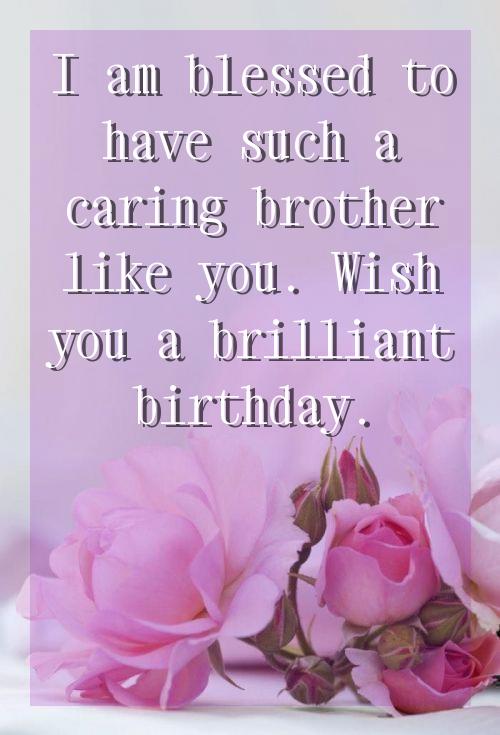 long distance birthday wishes for brother